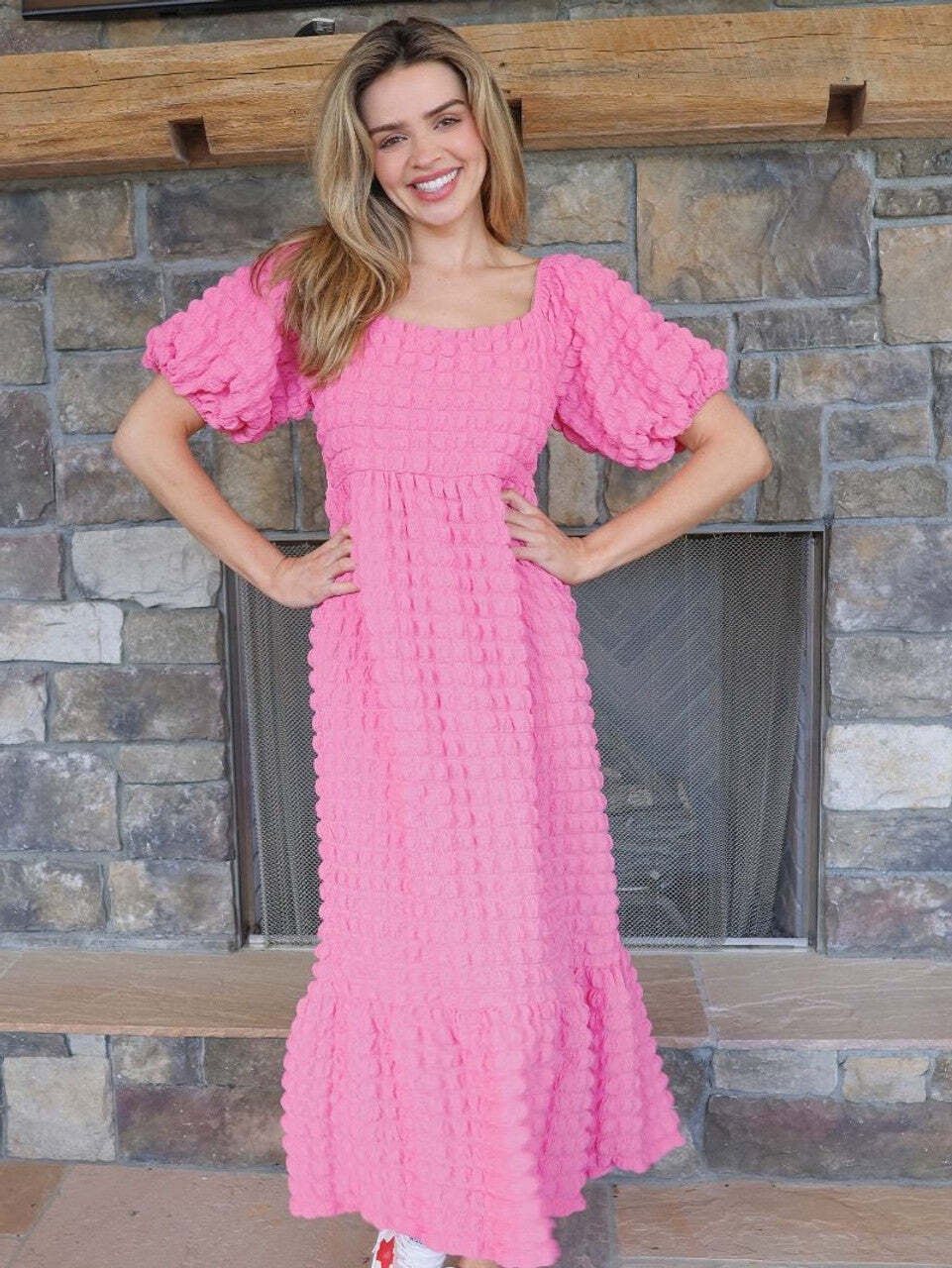 Bubble Maxi Pink The Pearly Peacock bubble-maxi-pink-the-pearly-peacock